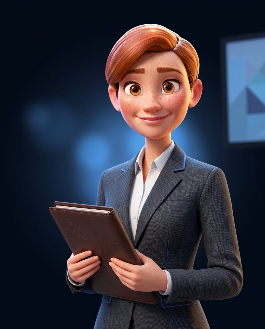 Alex, en illustration 3D.
