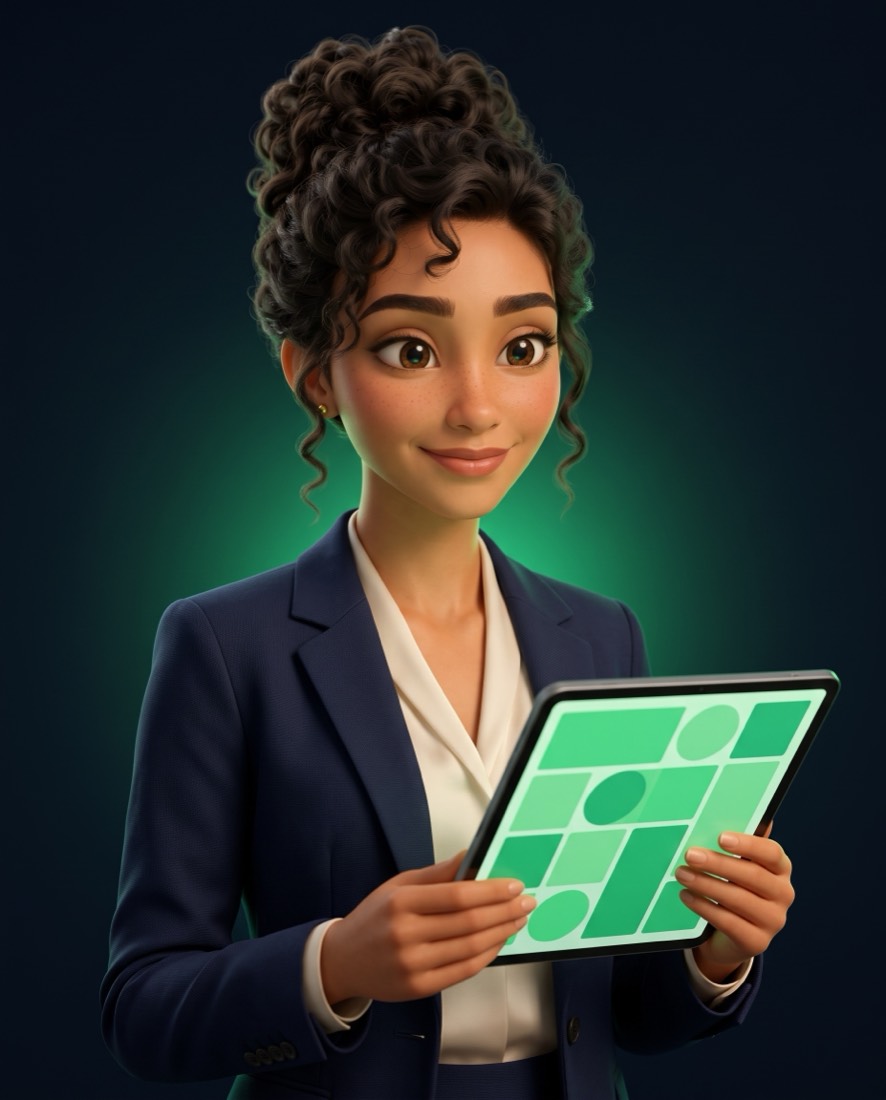 Flora, en illustration 3D.
