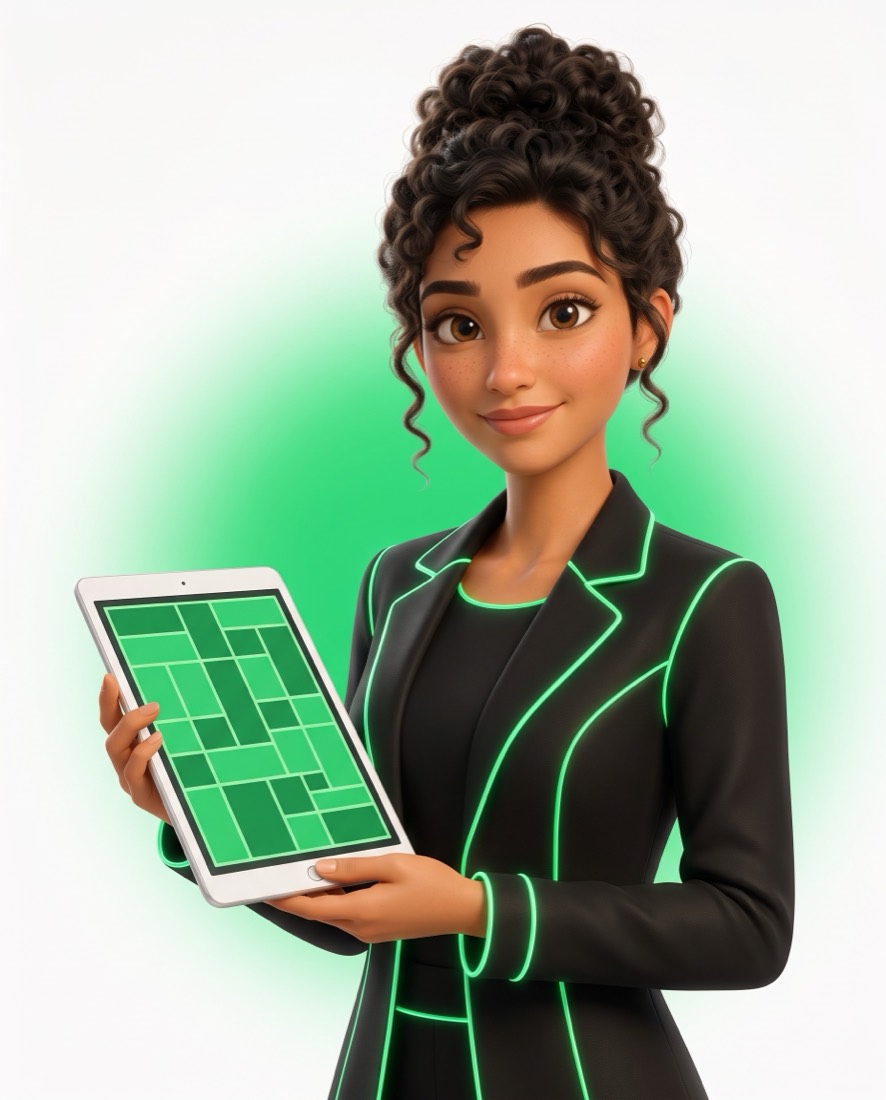 Flora, en illustration 3D.